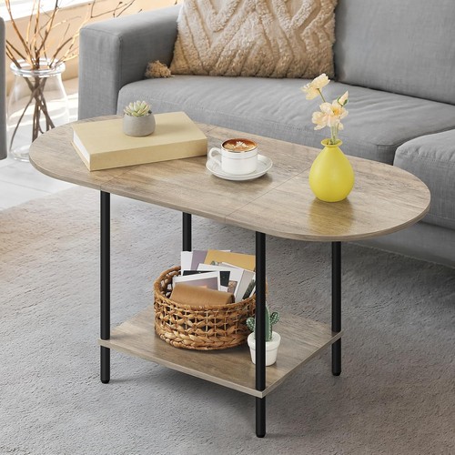 Mid century oval coffee table - mid,