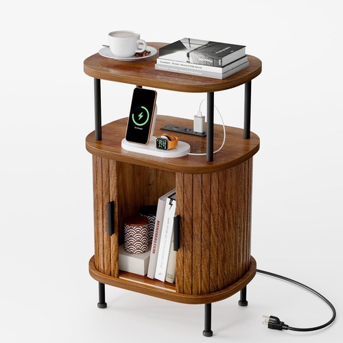 Mid century modern side table - modern,